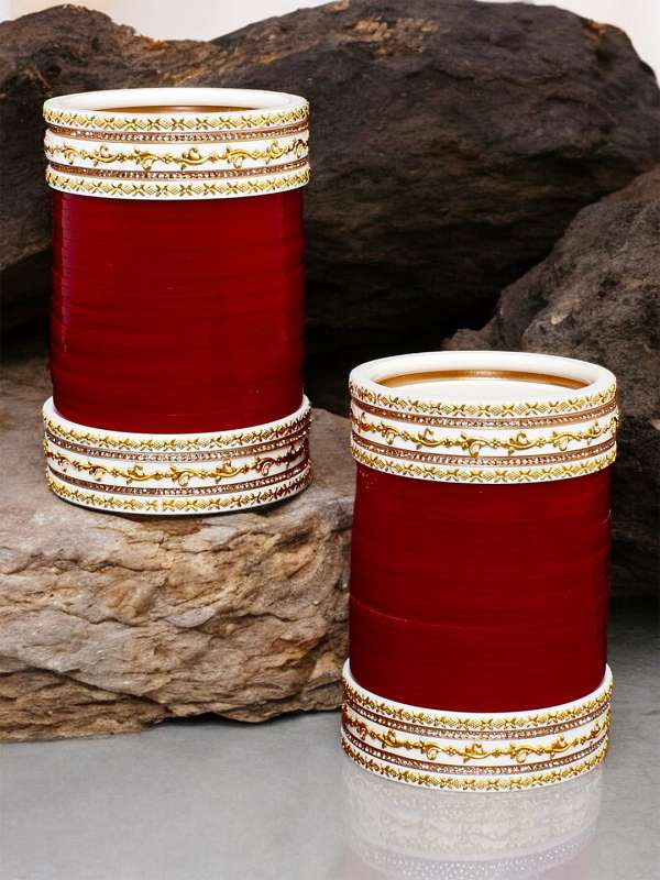 Buy Bridal Maroon Chura at Best Price Online in India Myntra