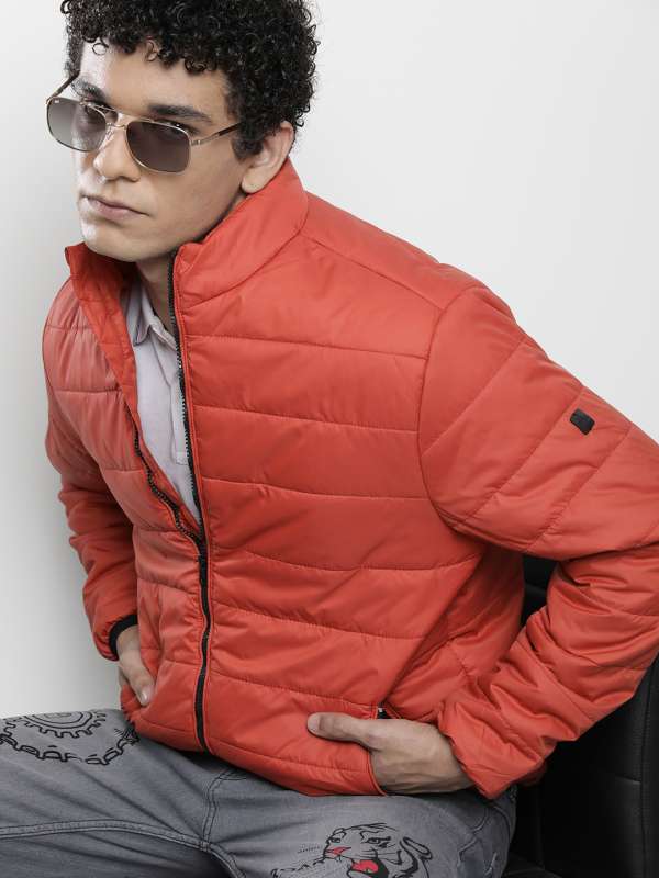 The Indian Garage Co Red Solid Winter Jacket Buy The Indian