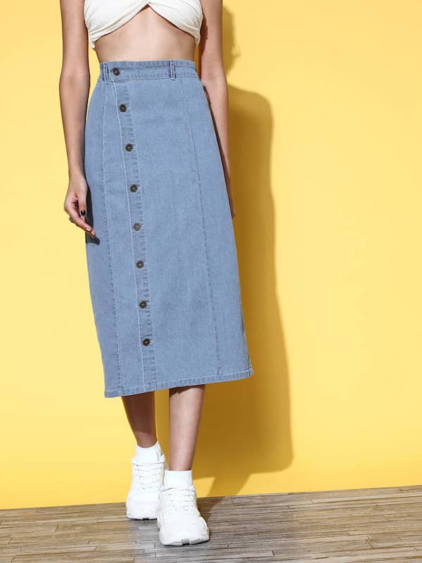 Skirt - Cotton tweed, navy blue — Fashion | CHANEL-seedfund.vn