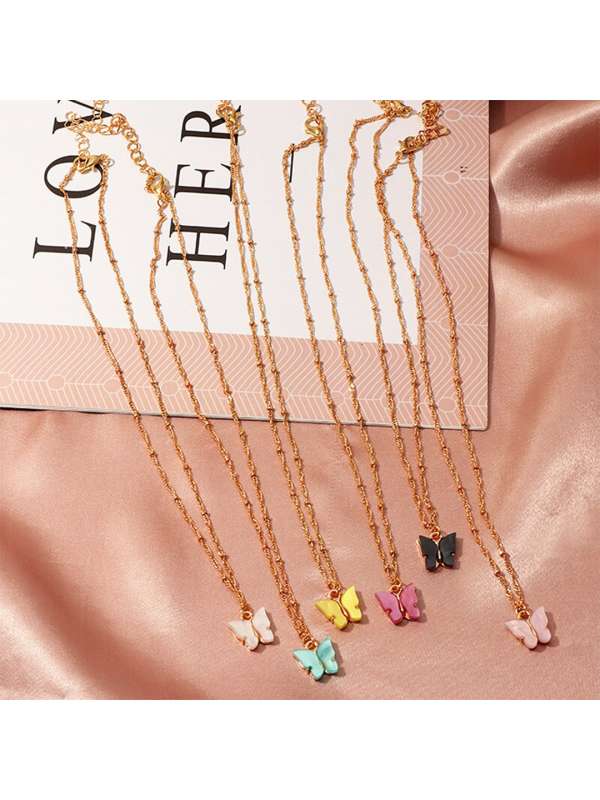 Choker necklace online myntra deals
