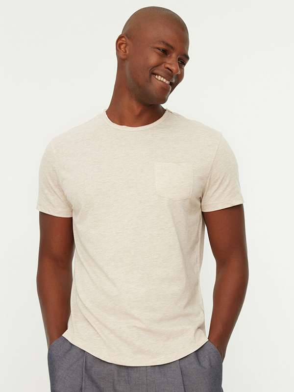 Grey Solid Tshirts Buy Grey Solid Tshirts online in India