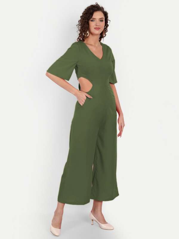 Nike jumpsuit 2025 olive green