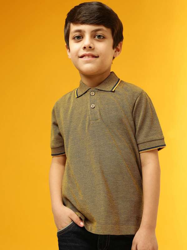 Kids Tshirts Polos Brown Boys Buy Kids Tshirts Polos Brown Boys