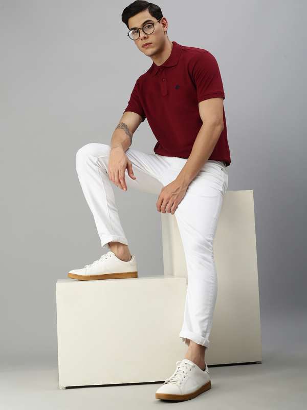 Maroon polo shoes discount