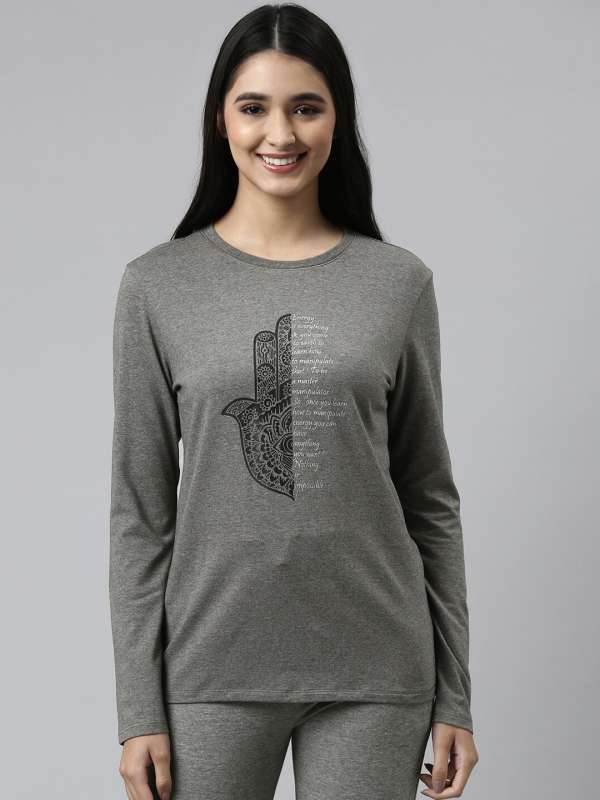 Women Long Sleeve Tshirts Buy Full Sleeve Tshirts for women online Myntra