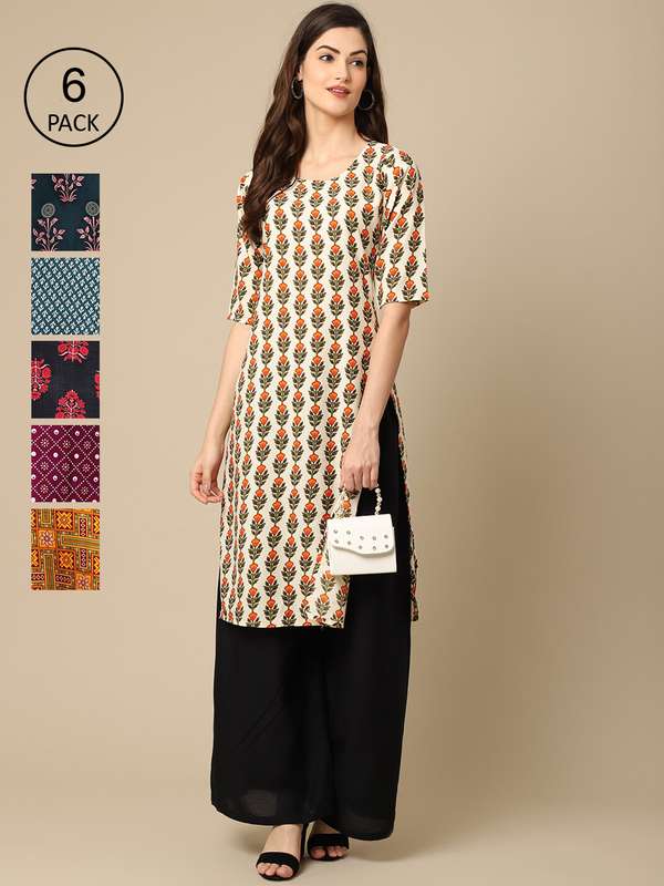 myntra front open kurti