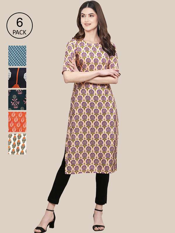 myntra front open kurti