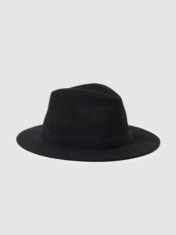 i-Smalls Men`s Classic Cotton Trilby Hat with Band in Brown and Black 