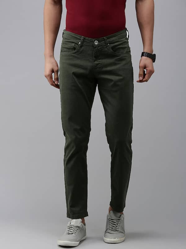 Spykar Casual Trousers  Buy Spykar Mens Kano Solid Beige Trouser Online   Nykaa Fashion