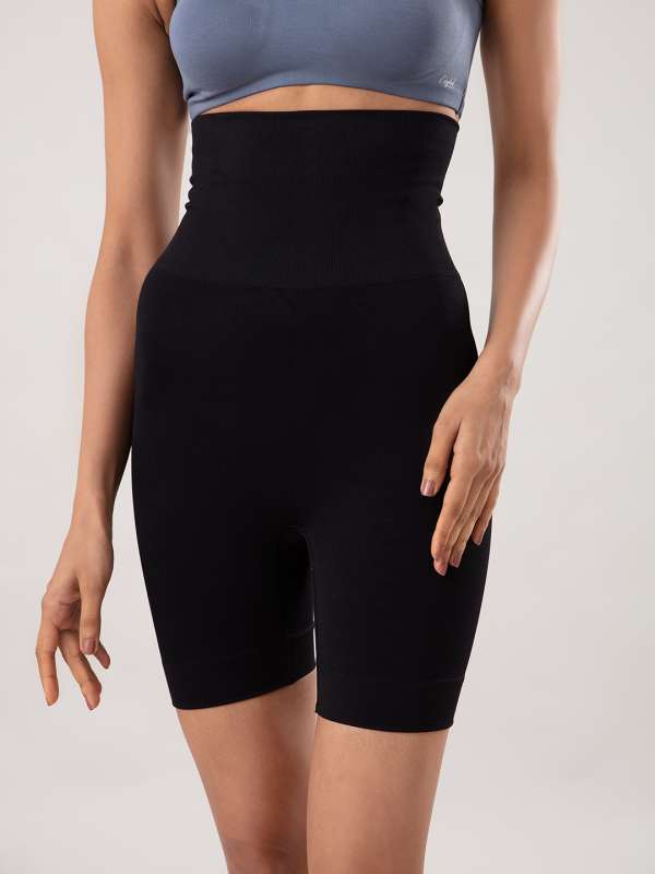 Buy Secrets By ZeroKaata Women Solid Tummy & Thigh Control Seamless Tummy  Tucker Shapewear - Nude Online