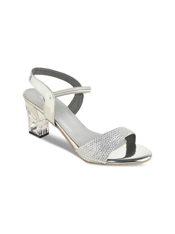 Casual clearance silver sandals