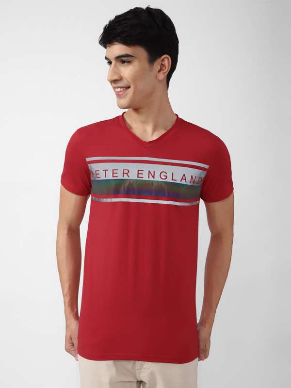 Men V Neck Tshirts Peter England Buy Men V Neck Tshirts Peter