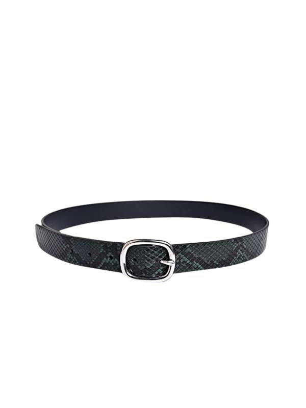 Green Belts Buy Trendy Green Belts Online in India Myntra