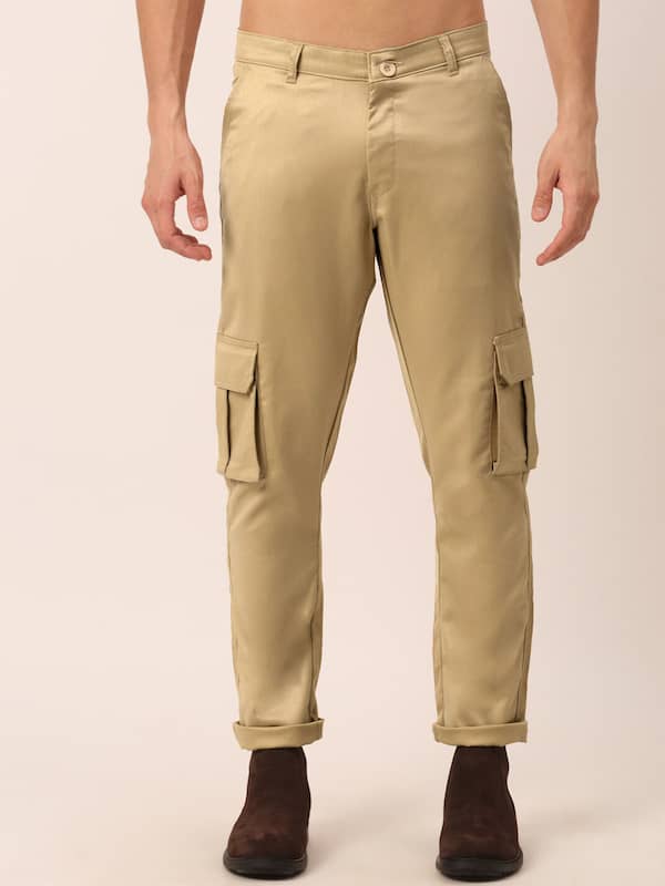 Buy GAS Mens Slim Fit 6 Pocket Cargo Trousers  Shoppers Stop