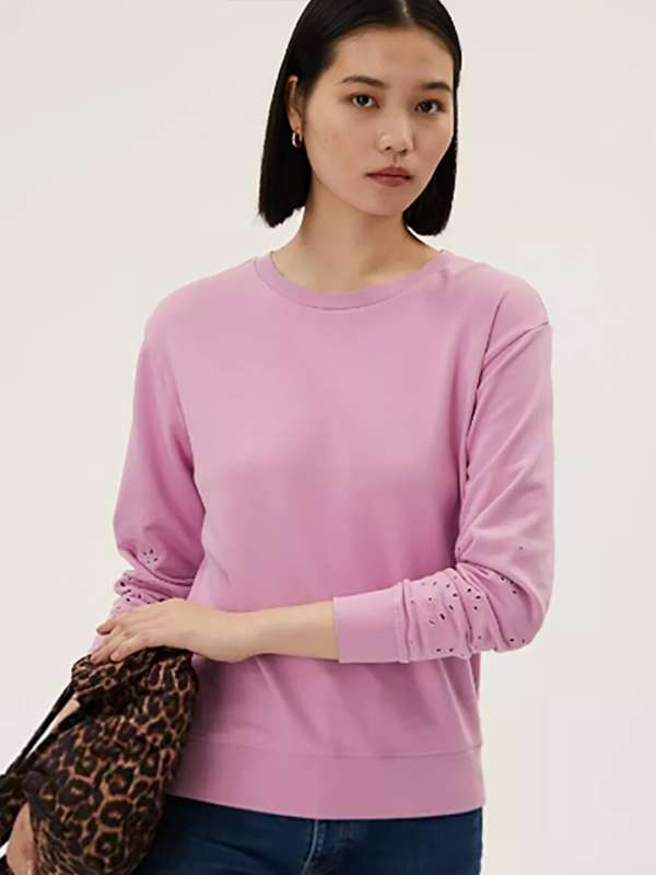 Ladies sweatshirts marks and spencer discount