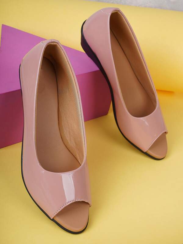 Classic ballet flat shoes with heels - Ballerette-thanhphatduhoc.com.vn