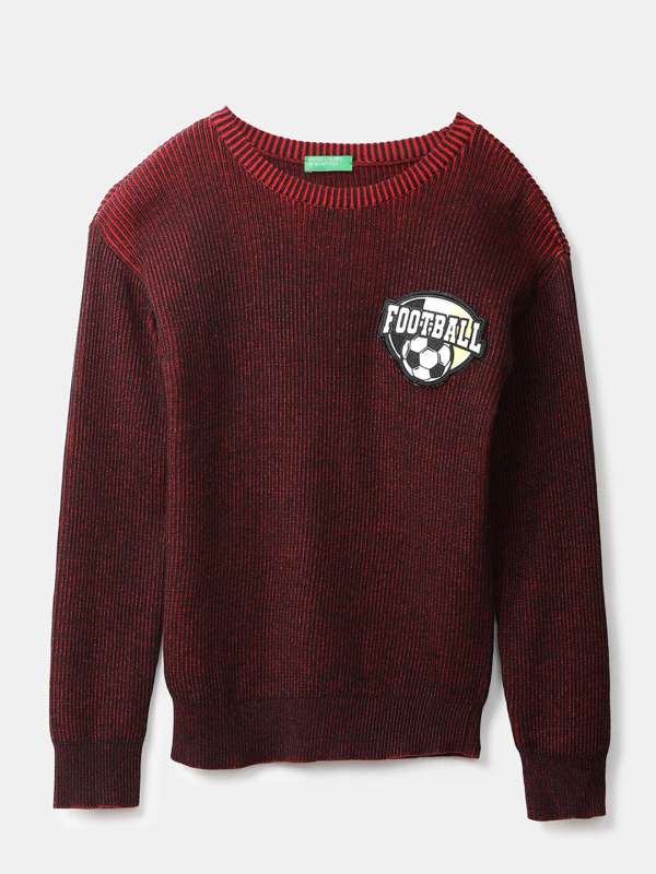 Buy United Colors Of Benetton Maroon Sweaters Myntra