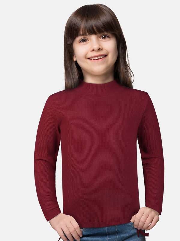 high neck t shirt for baby girl