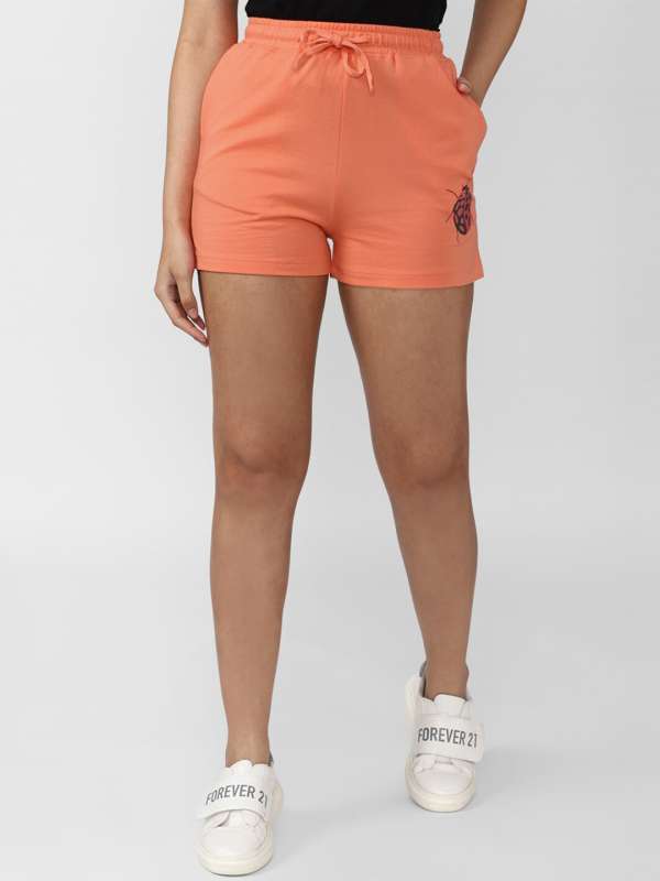 Forever 21 Orange Shorts Buy Forever 21 Orange Shorts online in