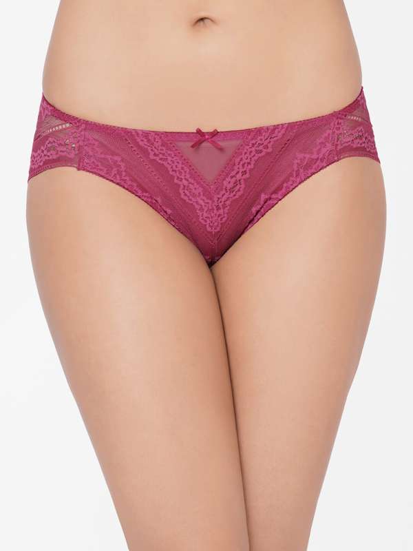 Buy Secrets Medium Rise Zero Coverage Thong - Pink at Rs.650 online