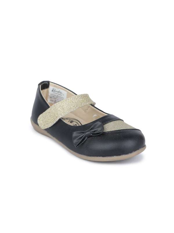 Girls black sales ballet shoes