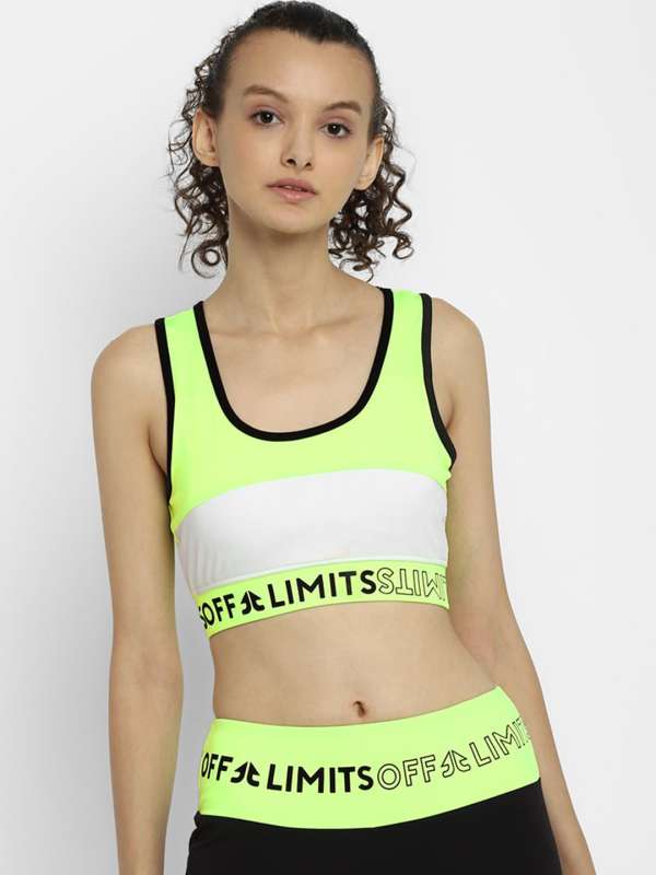 Plain Ladies Lime Green Cotton Sports Bra at Rs 140/piece in Ahmedabad