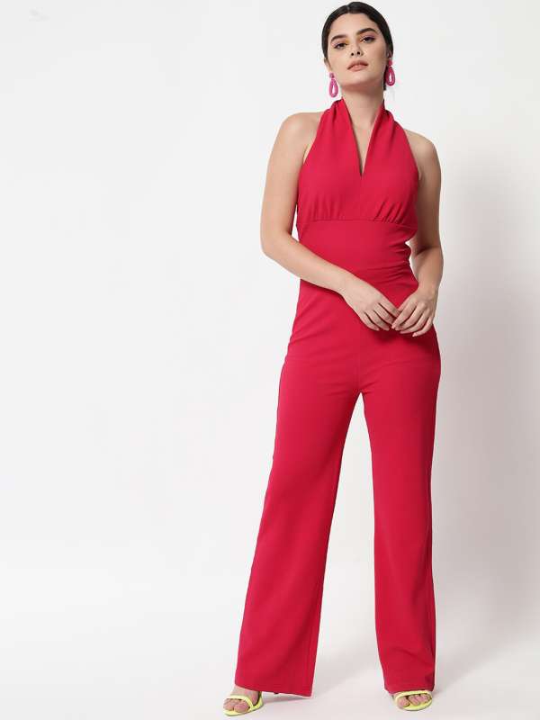 Women's halter neck jumpsuit top