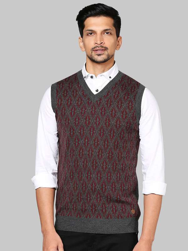 Buy Raymond Sleeveless Sweaters - Myntra