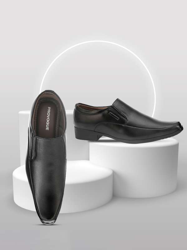 Provogue black formal shoes hotsell