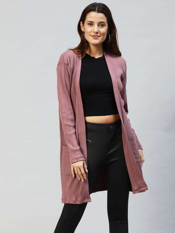 Mauve shrug discount