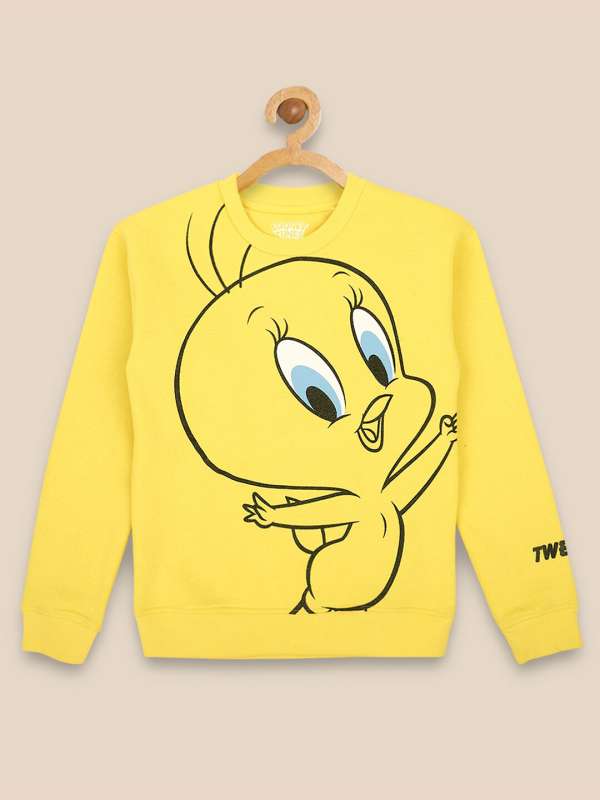 Yellow tweety bird sweatshirt best sale