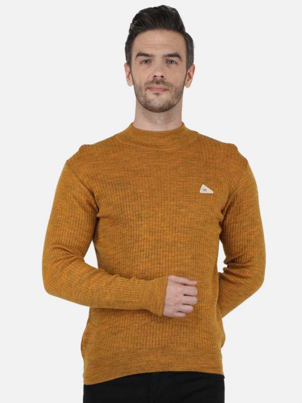 Monte Carlo Yellow Sweaters Myntra
