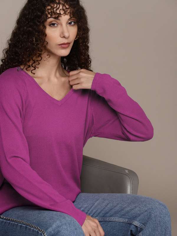 Macy's discount purple sweater
