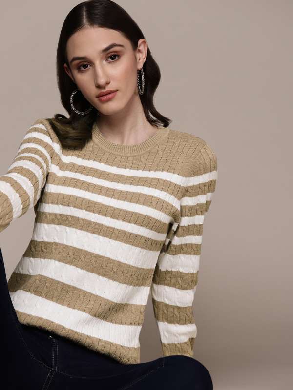 Karen Scott Women's Cable-Knit Turtleneck Cotton Sweater, Created