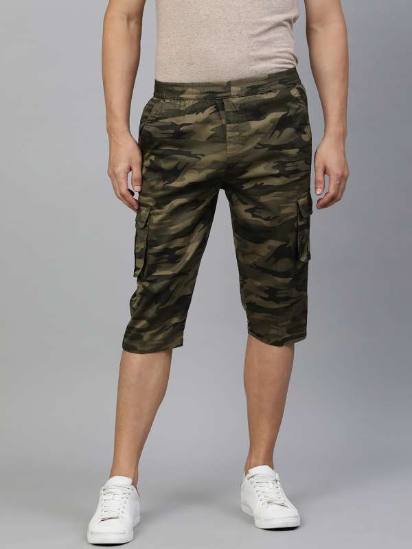 Army print shorts hotsell mens