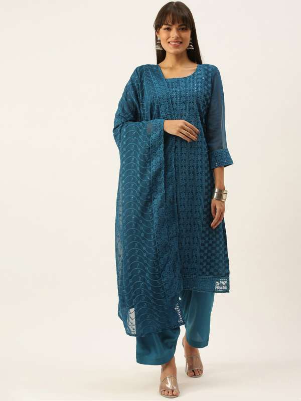 Lakhnavi dress material online 2025