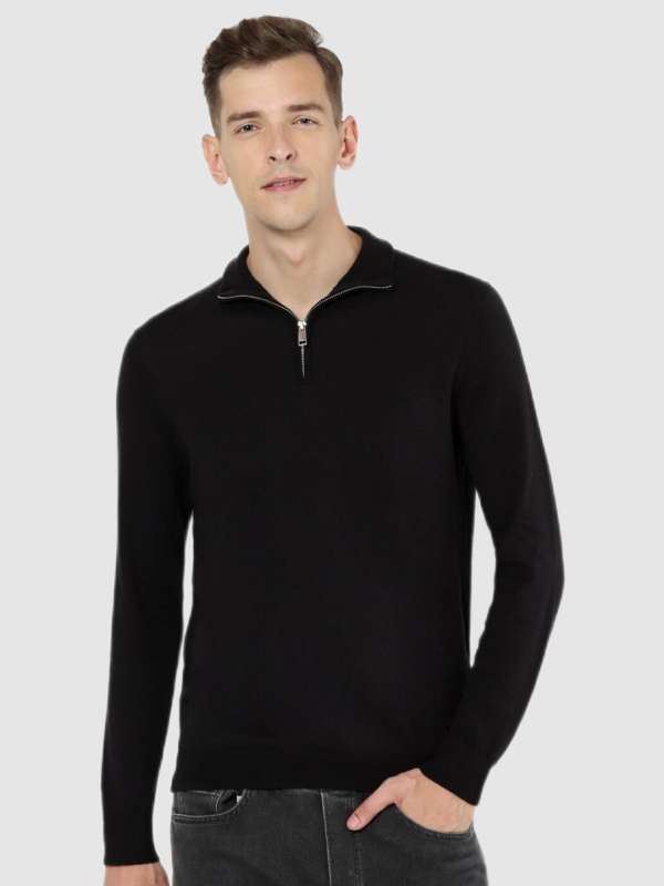 Black Collar S Sweaters Buy Black Collar S Sweaters online in India
