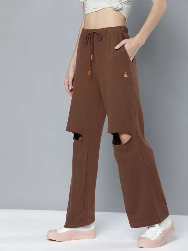 Knee cut track pants 2025
