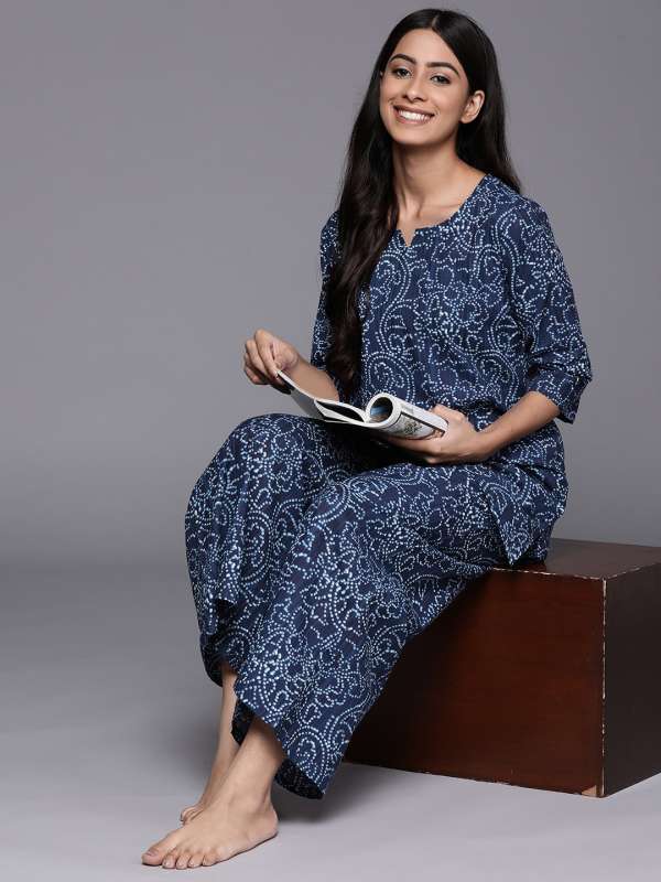 Night suits shop for ladies myntra