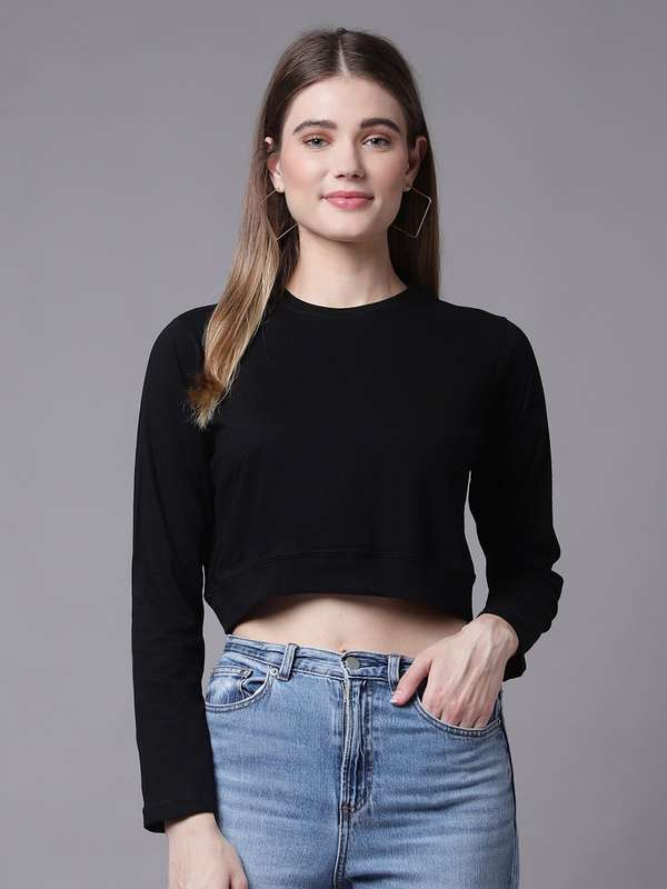 Myntra crop t shirt Clearance
