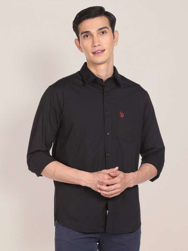 Buy Us Polo Black Shirts online in India