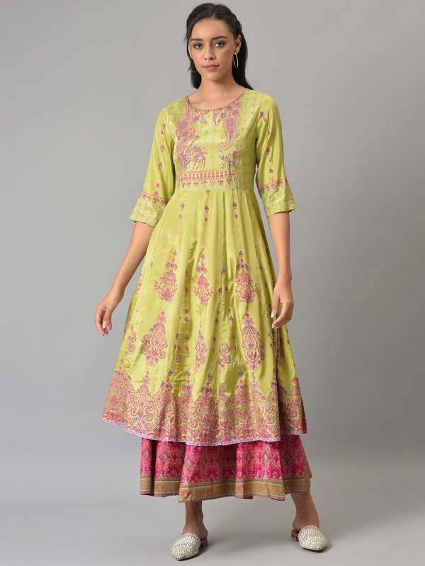W outlet anarkali kurta