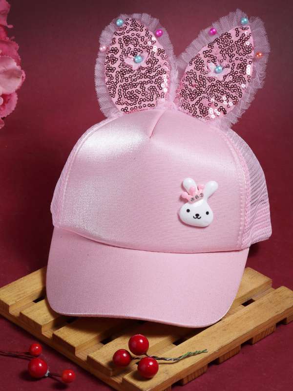 Pink Kids Caps Buy Pink Kids Caps online in India