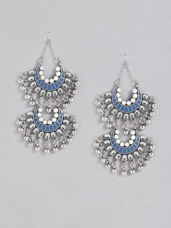 discount 60% Red/Navy Blue Single Dayaday Set of earrings WOMEN FASHION Accessories Costume jewellery set Navy Blue 