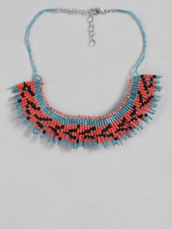 Choker necklace myntra new arrivals