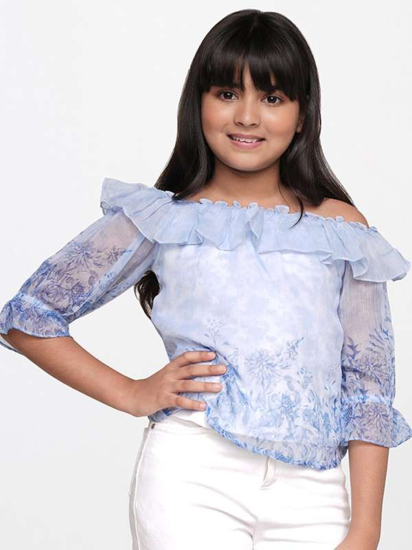 Girls Off Shoulder Tops Buy Girls Off Shoulder Tops online in India