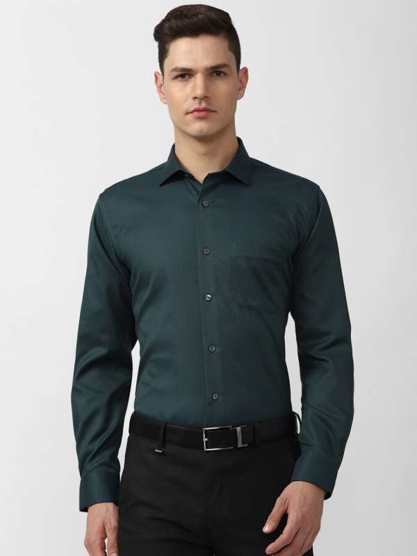 Van heusen green shirt shop