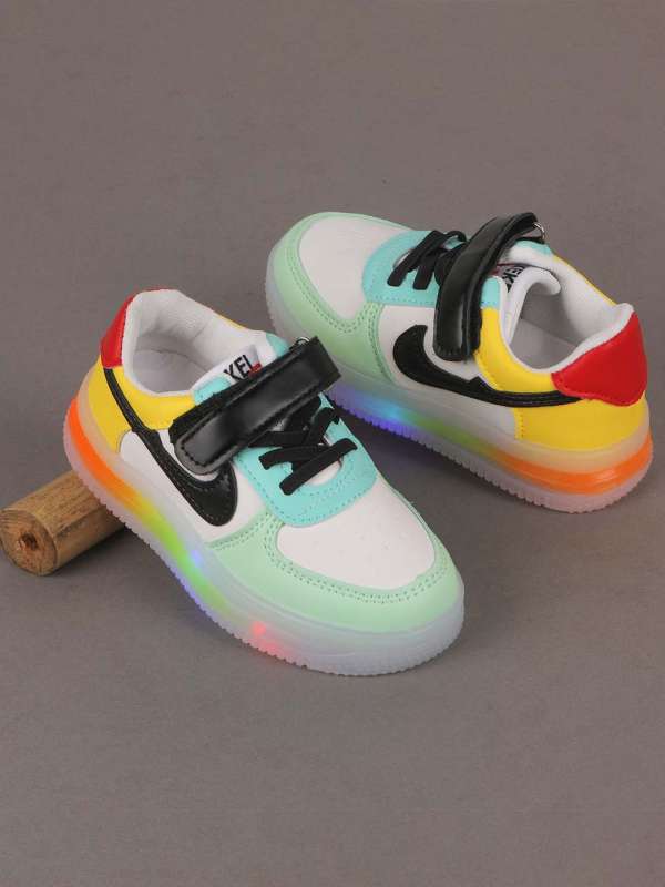 Multicoloured Coffee Kids Shoes Buy Multicoloured Coffee Kids Shoes online in India