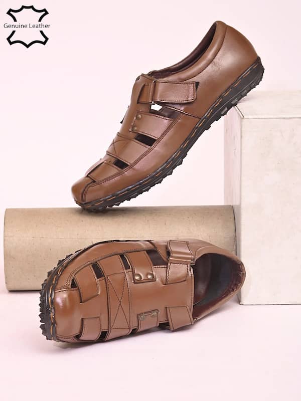 Genuine Leather Gents Sandals - Shilpa Leather Works
