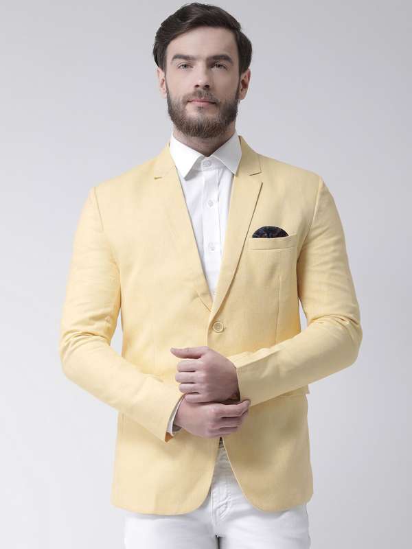 Men Linen Blazer Buy Men Linen Blazer online in India